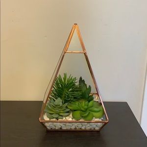 Rose Gold Terrarium